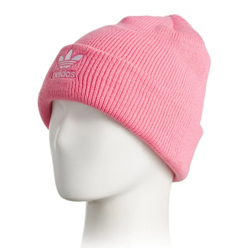 adidas Kids Pink Trefoil Beanie